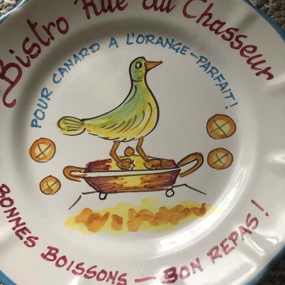 Vietri Solimene Bistro du Chasseur Italian Plate - Picture 2 of 8